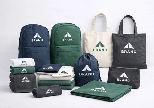 accesorios textiles personalizados como bolsas mochilas y complementos promocionales